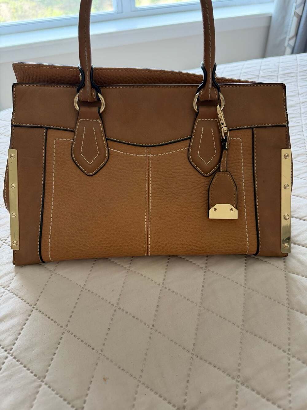 Aldo Brown Leather Handbag